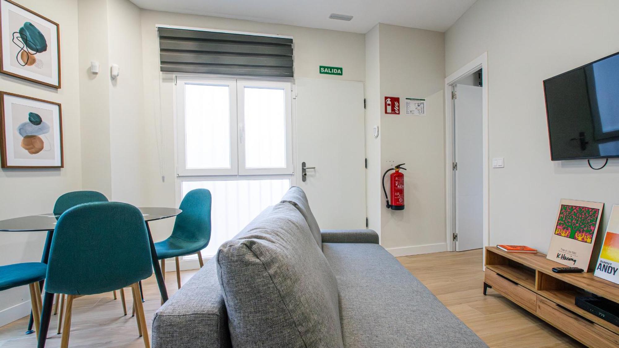 Madrid Confort Urbano 1 Dormitorio Ac Wifi Cocina Extérieur photo